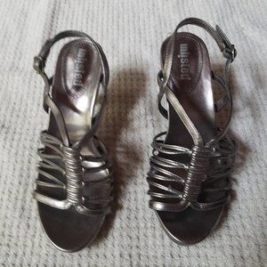 Silver Women's High Heal Shoes